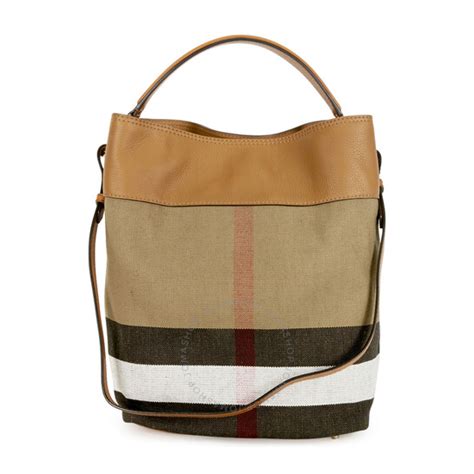 burberry ashby medium canvas hobo bag saddle brown|BURBERRY Ashby Medium Hobo Tote and Shoulder Bag .